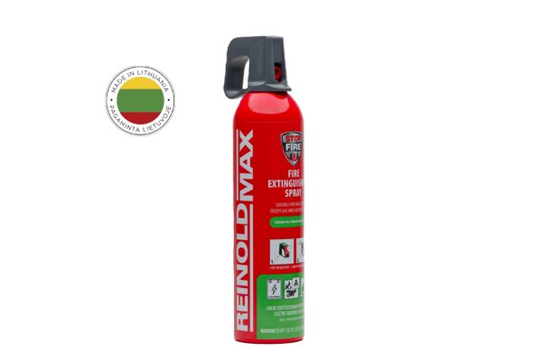 Aerozolinė gesinimo priemonė REINOLDMAX ličio baterijų gaisrams 750 ml