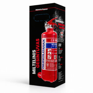 REINOLDMAX automobilinis miltelinis gesintuvas 2 kg dėžutėje